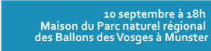 Conférence 10 septembre 2024 - Parc naturel régional des Ballons des Vosges - En savoir plus